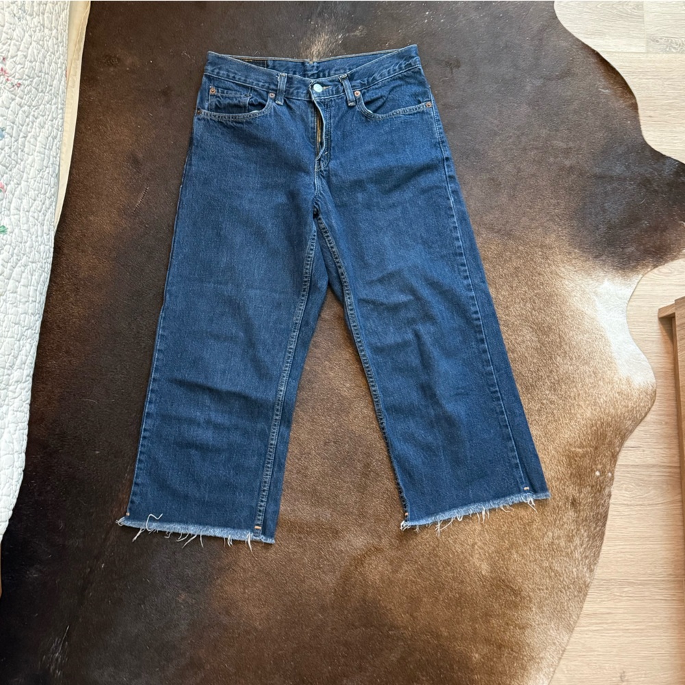 Vintage Levi’s 577 Lower rise loose fit cropped
